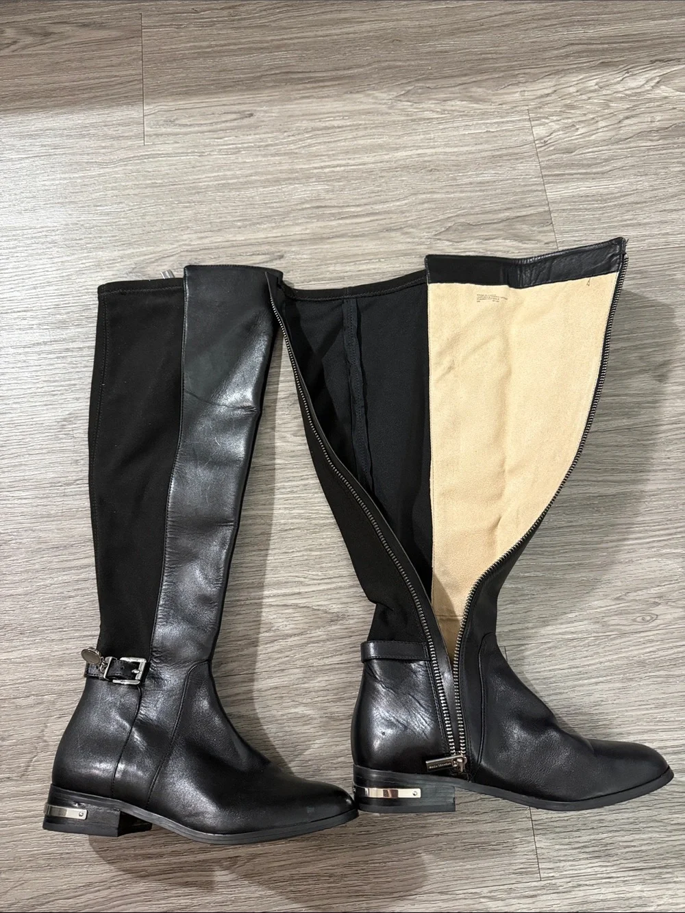 Michael Kors Hamilton Leather Knee High Riding Boots Sz 5